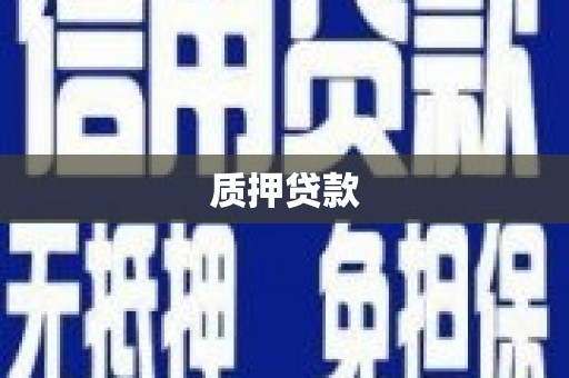 碌曲质押贷款