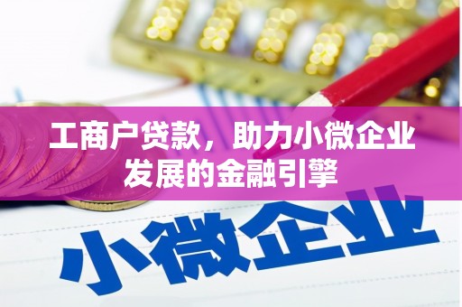 碌曲工商户贷款，助力小微企业发展的金融引擎