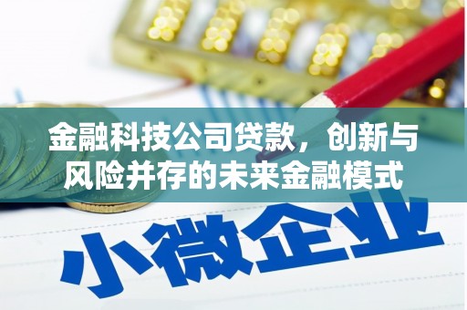 碌曲金融科技公司贷款，创新与风险并存的未来金融模式
