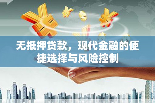 碌曲无抵押贷款，现代金融的便捷选择与风险控制