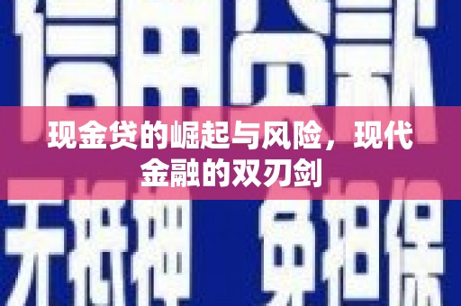 碌曲现金贷的崛起与风险，现代金融的双刃剑