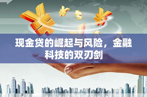 碌曲现金贷的崛起与风险，金融科技的双刃剑