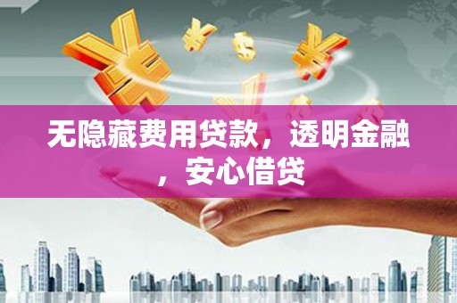 碌曲无隐藏费用贷款，透明金融，安心借贷