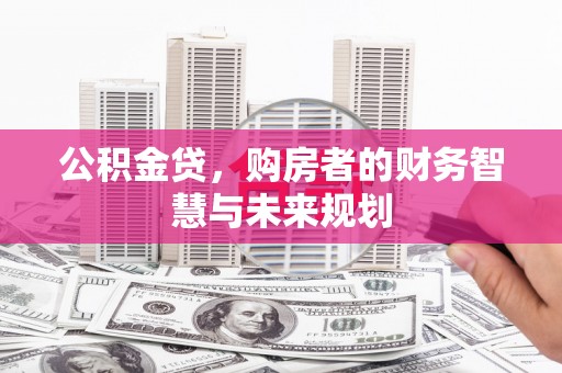 碌曲公积金贷，购房者的财务智慧与未来规划