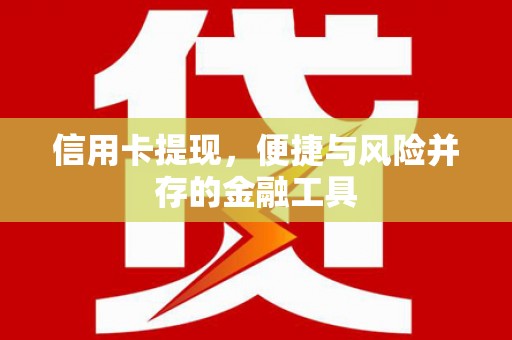 碌曲信用卡提现，便捷与风险并存的金融工具