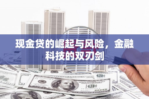 碌曲现金贷的崛起与风险，金融科技的双刃剑