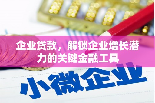 碌曲企业贷款，解锁企业增长潜力的关键金融工具