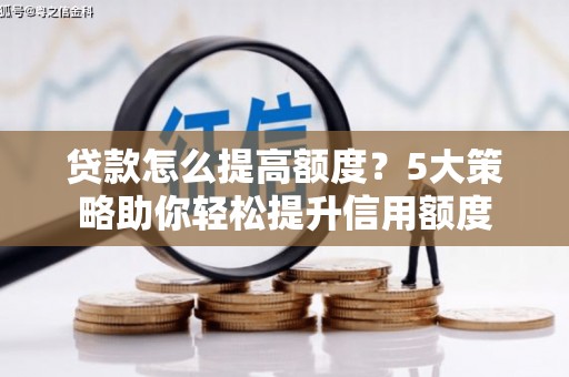 碌曲贷款怎么提高额度？5大策略助你轻松提升信用额度