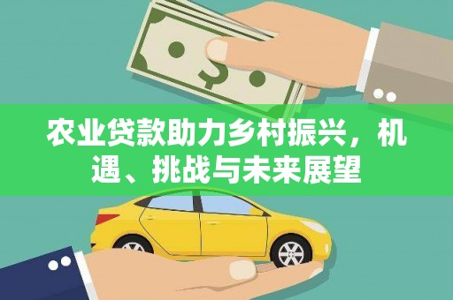 碌曲农业贷款助力乡村振兴，机遇、挑战与未来展望