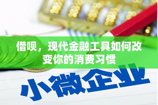 碌曲借呗，现代金融工具如何改变你的消费习惯