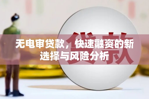 碌曲无电审贷款，快速融资的新选择与风险分析