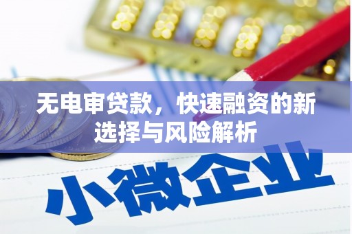 碌曲无电审贷款，快速融资的新选择与风险解析