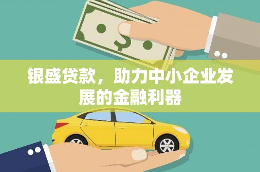 碌曲银盛贷款，助力中小企业发展的金融利器