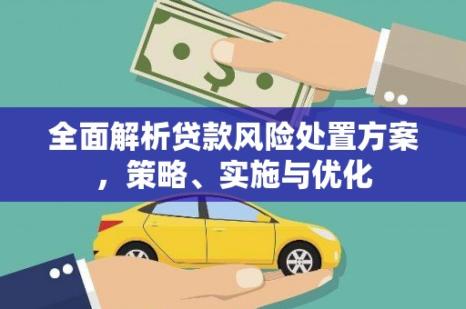 碌曲全面解析贷款风险处置方案，策略、实施与优化