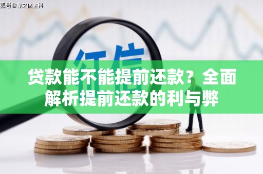 碌曲贷款能不能提前还款？全面解析提前还款的利与弊