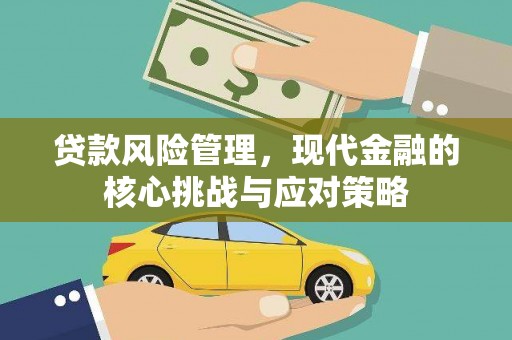 碌曲贷款风险管理，现代金融的核心挑战与应对策略