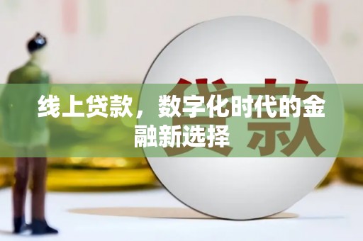 碌曲线上贷款，数字化时代的金融新选择