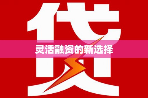 碌曲灵活融资的新选择