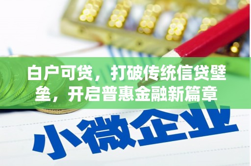 碌曲白户可贷，打破传统信贷壁垒，开启普惠金融新篇章