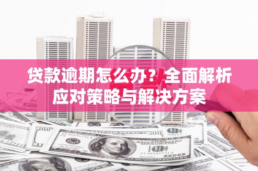 碌曲贷款逾期怎么办？全面解析应对策略与解决方案